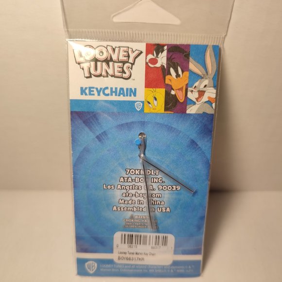 Looney Tunes Marvin The Martian Metal Keychain - Picture 2 of 3